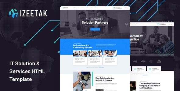Izeetak - IT Solutions & Services HTML Template Izeetak - IT Solutions & Services HTML Template
