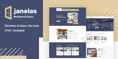 Janelas - Windows & Doors Services HTML Template