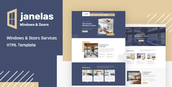 Janelas - Windows & Doors Services HTML Template Janelas - Windows & Doors Services HTML Template
