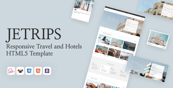 Jetrips - Responsive Travel and Hotels HTML5 Template Jetrips - Responsive Travel and Hotels HTML5 Template