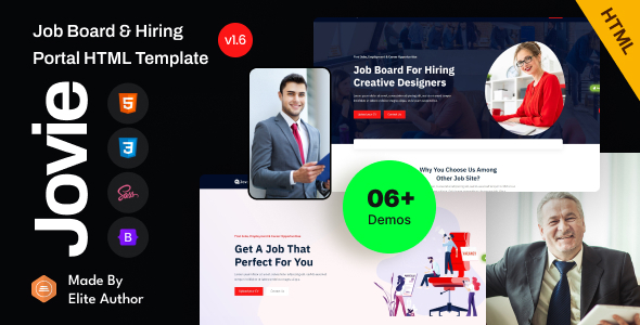 Jovie - Job Board & Hiring Portal Bootstrap 5 Template Jovie - Job Board & Hiring Portal Bootstrap 5 Template