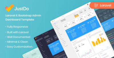 JustDo - Laravel Responsive Admin Template