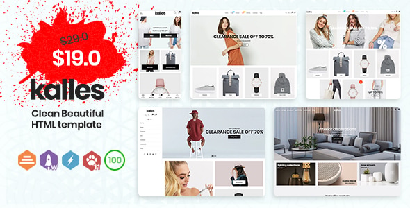 Kalles - eCommerce HTML Template Kalles - eCommerce HTML Template