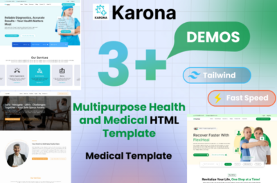 Karona - Multipurpose Health and Medical HTML Template