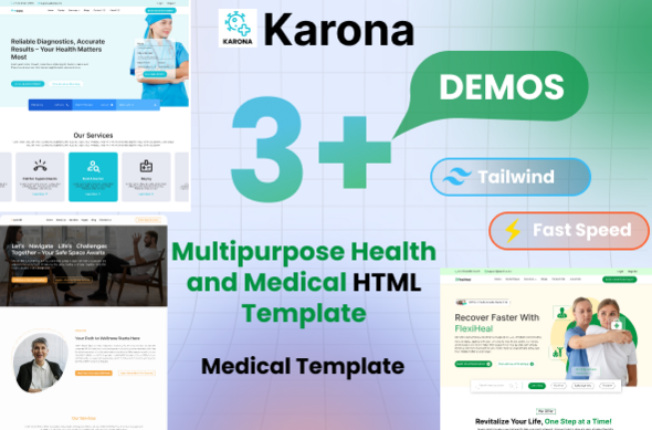 Karona - Multipurpose Health and Medical HTML Template Karona - Multipurpose Health and Medical HTML Template
