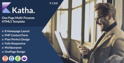 Katha - One Page Multi-Purpose HTML5 Template