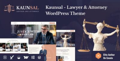 Kaunsal - Lawyer & Attorney WordPress Theme