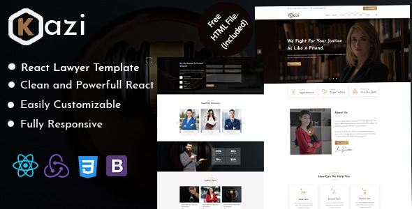 Kazi – Lawyers Attorneys and Law Firm React Template Kazi – Lawyers Attorneys and Law Firm React Template