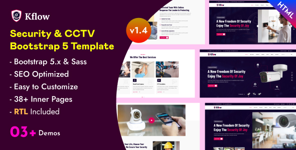 Kflow - Security & CCTV Business Bootstrap 5 Template Kflow - Security & CCTV Business Bootstrap 5 Template