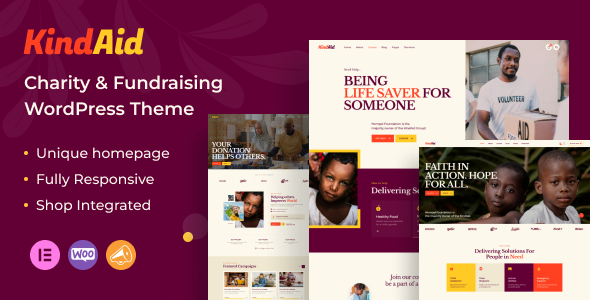 KindAid - Charity & Nonprofit WordPress Theme KindAid - Charity & Nonprofit WordPress Theme