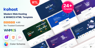 Kohost - Modern Web Hosting & WHMCS Template