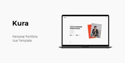 Kura - Personal Portfolio Vuejs Template