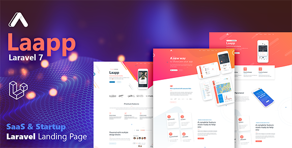 Laapp - Laravel App Landing Page Laapp - Laravel App Landing Page