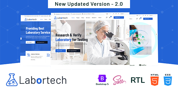 Labortech - Laboratory & Science Research HTML5 Template Labortech - Laboratory & Science Research HTML5 Template