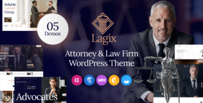 Lagix - Attorney & Law Firm WordPress Theme