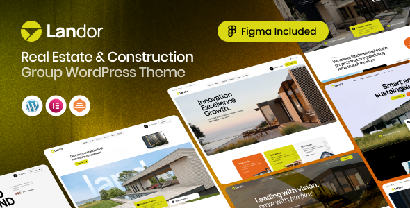 Landor - Real Estate & Construction Group WordPress Theme Landor - Real Estate & Construction Group WordPress Theme