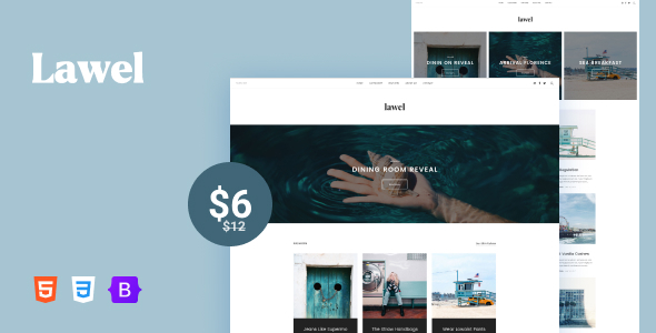 Lawel - Minimal & Modern Blog HTML Template Lawel - Minimal & Modern Blog HTML Template