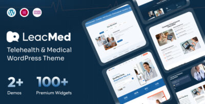 Leacmed - Telehealth & Medical WordPress Theme
