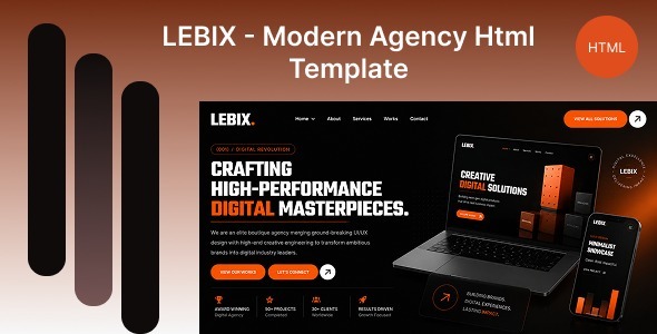 LEBIX - Creative Digital Agency HTML Template LEBIX - Creative Digital Agency HTML Template