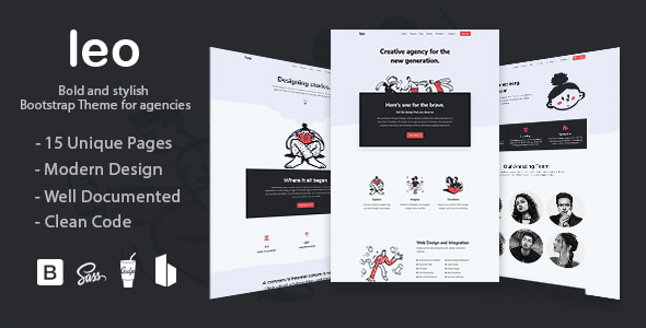 Leo - Creative Agency Bootstap 4 Theme Leo - Creative Agency Bootstap 4 Theme