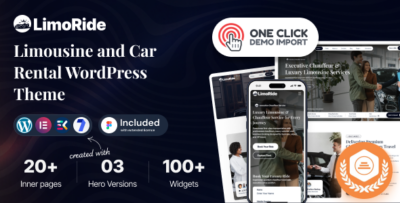 LimoRide - Limousine and Car Rental WordPress Theme