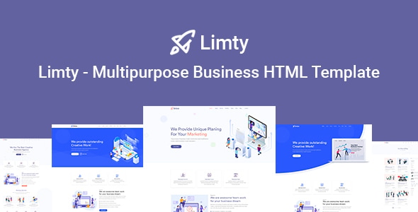 Limty - Business Landing Page HTML Template with RTL Limty - Business Landing Page HTML Template with RTL