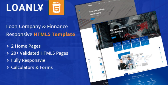 Loanly | Financial Loans HTML5 Template Loanly | Financial Loans HTML5 Template