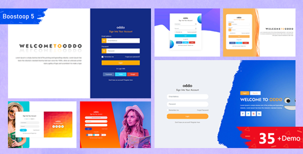 Login and Register Form HTML5 Template Login and Register Form HTML5 Template