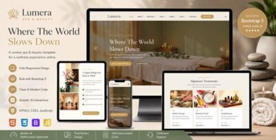 Lumera - Spa & Beauty HTML Template