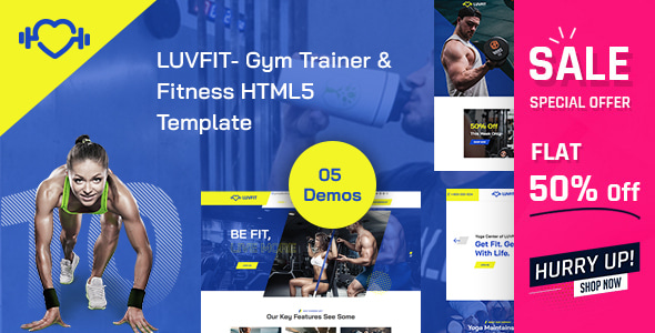 LUVFIT- Gym Trainer & Fitness HTML5 Template LUVFIT- Gym Trainer & Fitness HTML5 Template