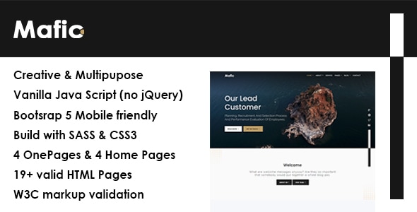 Mafio - Creative HTML Template Mafio - Creative HTML Template