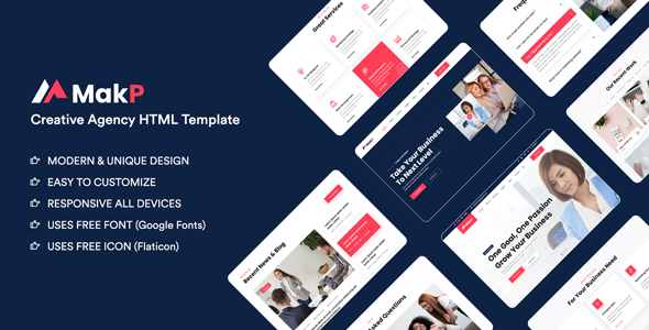 Makp - Creative Agency HTML Template Makp - Creative Agency HTML Template