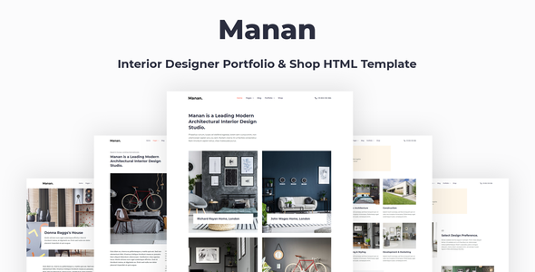 Manan - Interior Designer HTML Template Manan - Interior Designer HTML Template