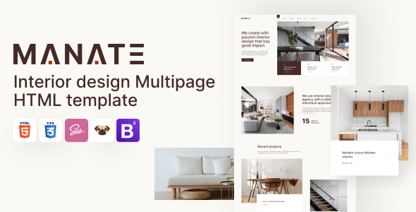 Manate - Interior Design HTML5 Template Manate - Interior Design HTML5 Template