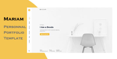 Mariam - Personal Portfolio Template