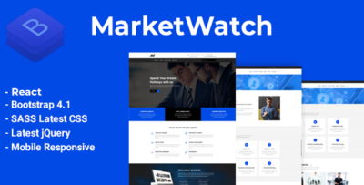 MarketWatch - Corporate Finance React Template