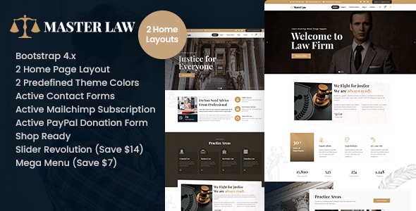 Masterlaw - Attorney Lawyer HTML Template Masterlaw - Attorney Lawyer HTML Template