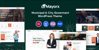 Mayorx - Municipal & City Government WordPress Theme