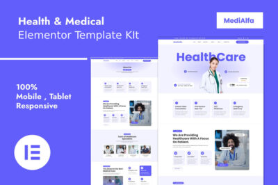 MediAlfa - Health & Medical Elementor Template Kit