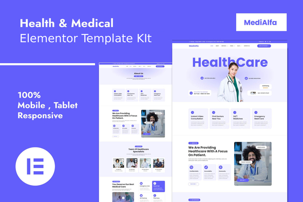 MediAlfa - Health & Medical Elementor Template Kit MediAlfa - Health & Medical Elementor Template Kit