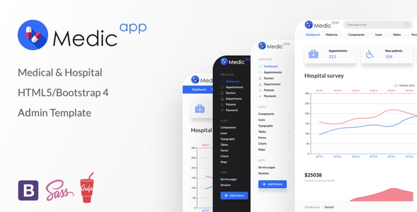 MedicApp - Medical HTML5/Bootstrap 5+ admin template MedicApp - Medical HTML5/Bootstrap 5+ admin template