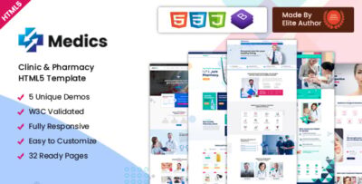 Medics - Clinic & Pharmacy HTML5 Template