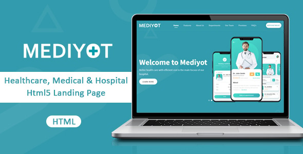 Mediyot - Healthcare, Medical & Hospital Html5 Landing Page Mediyot - Healthcare, Medical & Hospital Html5 Landing Page