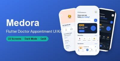 Medora | Flutter Doctor Appointment UI Kit