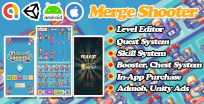 Merge Shooter - Unity Game Template