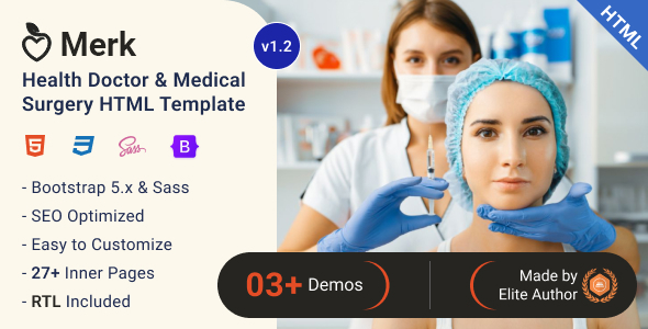 Merk - Health Doctor & Medical Surgery Bootstrap 5 Template Merk - Health Doctor & Medical Surgery Bootstrap 5 Template