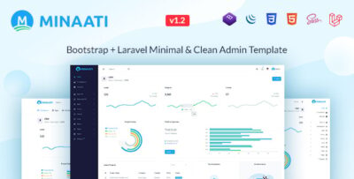 Minaati - Bootstrap + Laravel Minimal & Clean Admin Template