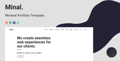 Minal - Minimal Portfolio Template