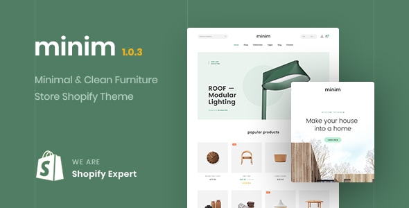 Minim - Minimal & Clean Furniture Store Shopify Theme (Mobile Friendly) Minim - Minimal & Clean Furniture Store Shopify Theme (Mobile Friendly)