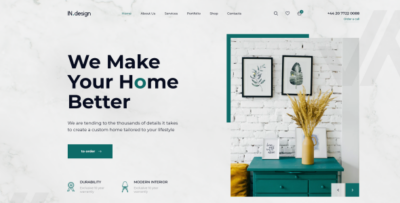 Mint - Interior Design HTML Template